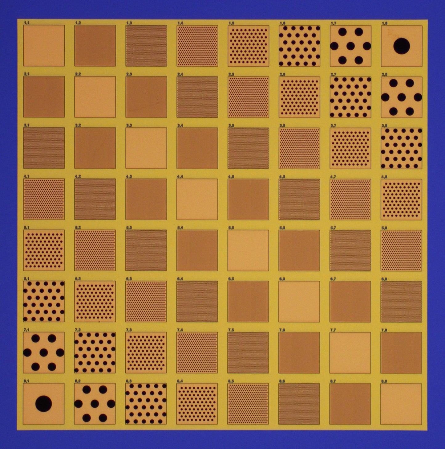 TEM grid with 0.5-32 um holes in a 100 nm membrane (10 pack)