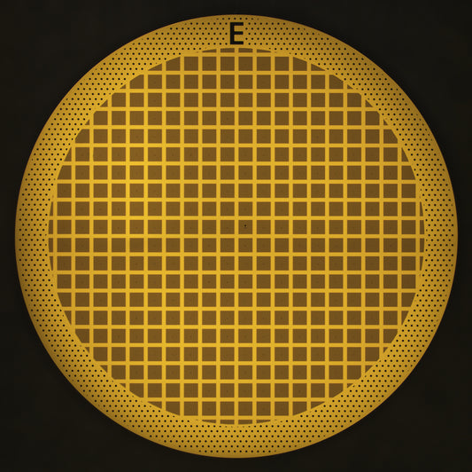 All-gold TEM grid, 200 mesh, with 2 um holes for cryo-CLEM (25 pack)